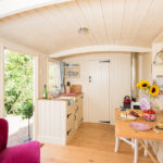 View from the wonderfully comfortable double bed in Hut-next-the-Sea