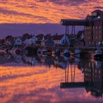 The granary at Wells-next-the-Sea, the harbour town where the Stay-next-the-Sea self-catering holiday accommodation is located
