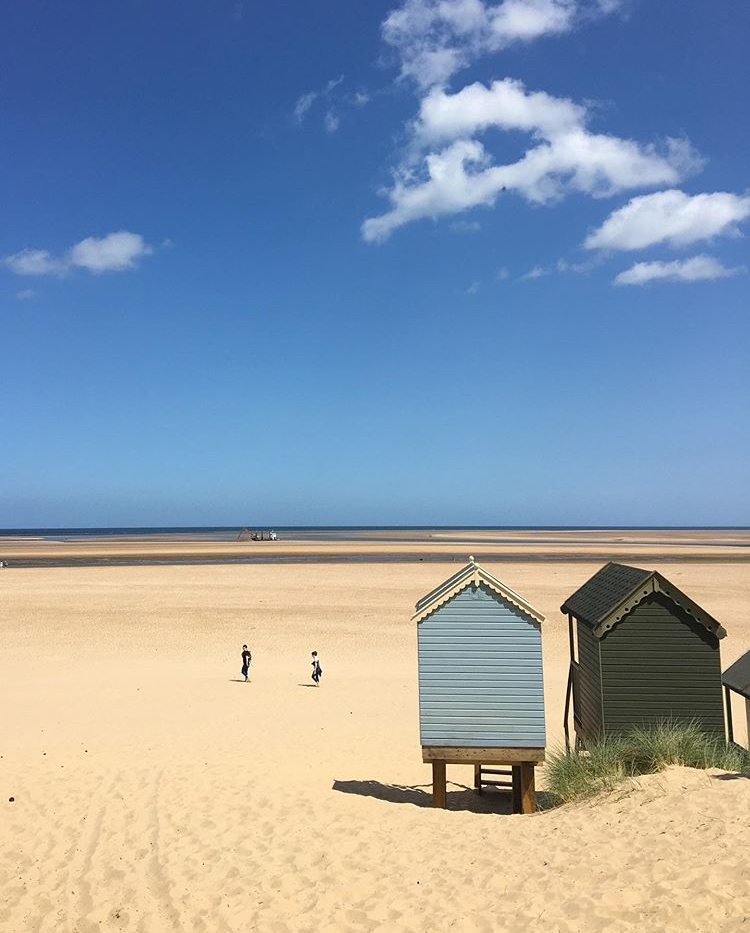 Beach huts at Wells-next-the-Sea