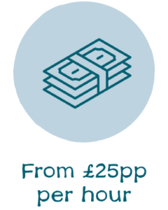 Price from £25 pp